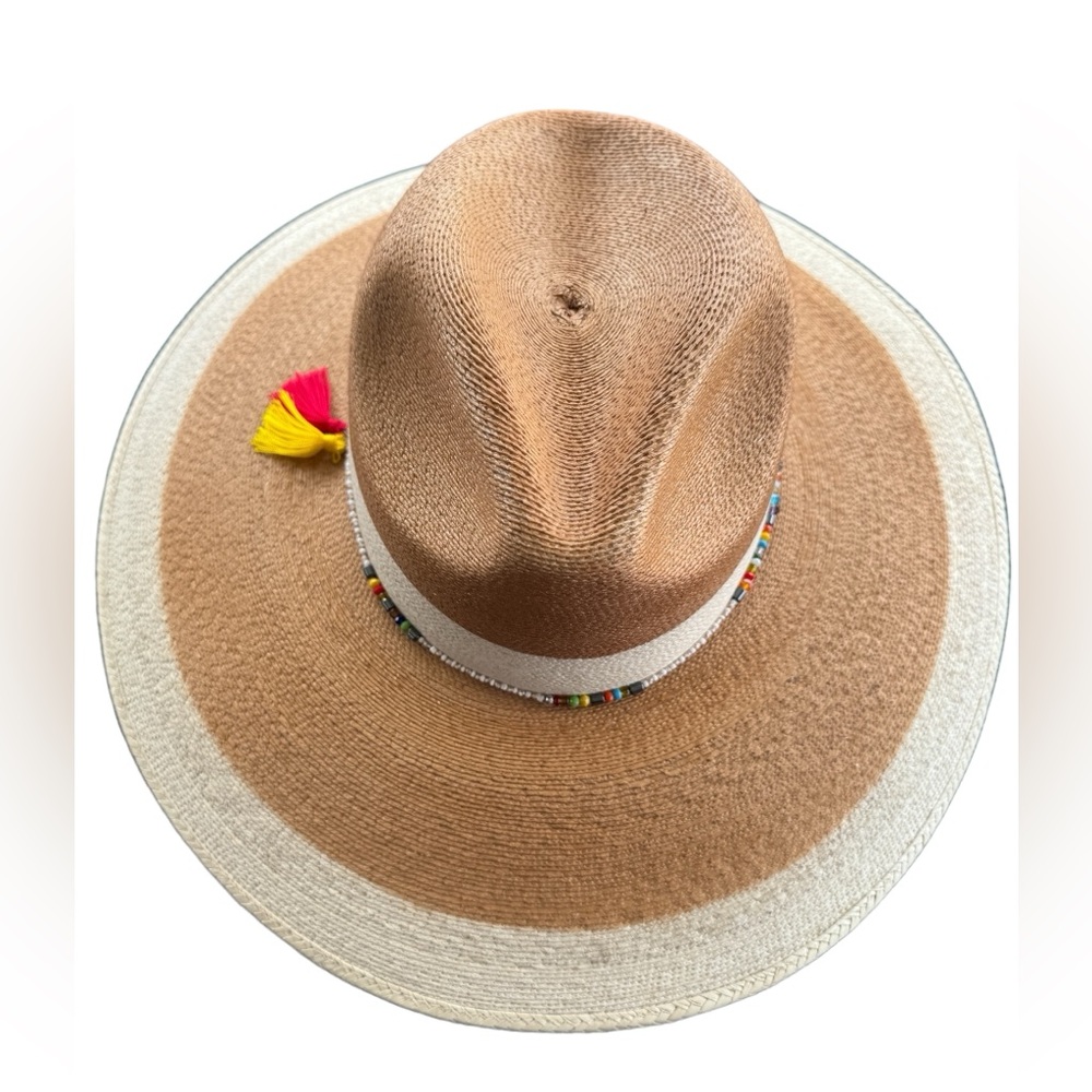Scale straw safari- Elgans toast women’s hat